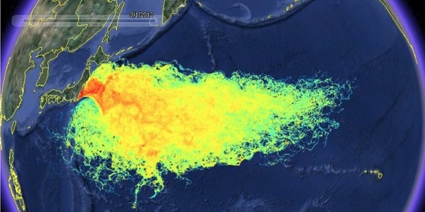 일본이 오는 27일 후쿠시마 제1원전에서 발생한 방사능 오염수를 정화 처리해 태평양으로 방류하는 방침을 확정한다고 일본 언론들이 보도했다.사진은 지난 2011년 3월21일 발생한 원전사고로 오염된 태평양[사진= 본지db]